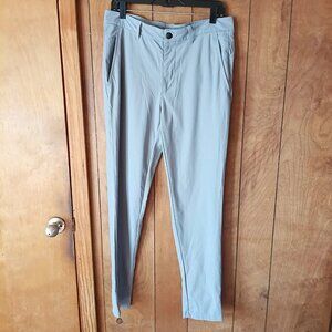 Reebok Men’s Gray Performance Pants Size 32x32 Athletic Casual Stretch